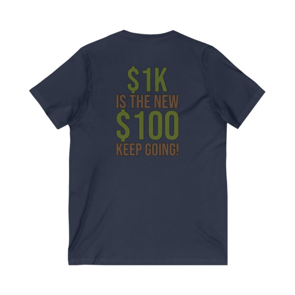 Unisex Jersey Short Sleeve V-Neck Tee - Image 12